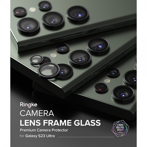 Ringke Samsung Galaxy S23 Ultra Kamerabeskytter Camera Lens Frame Svart