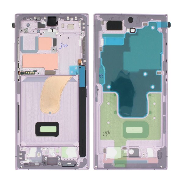 Samsung Samsung Galaxy S23 Ultra original midtre ramme - lilla