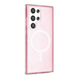 Samsung Galaxy S23 Ultra Deksel Glitter MagSafe Rosa