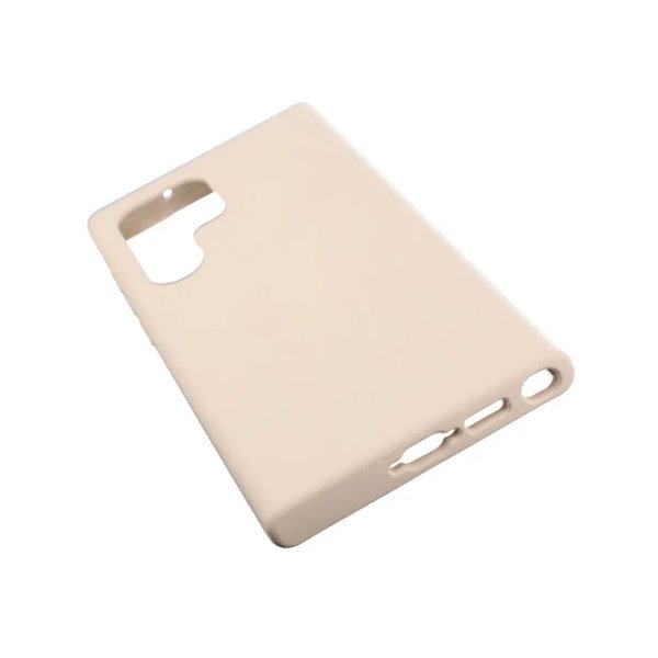 Rvelon Samsung Galaxy S23 Ultra Deksel Silikon Beige