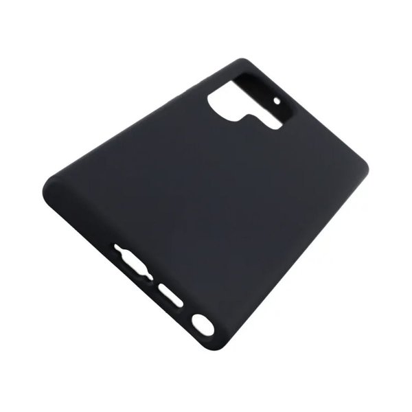 Rvelon Samsung Galaxy S23 Ultra Deksel Silikon Svart