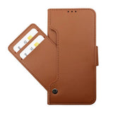 Rvelon Samsung Galaxy S23 Ultra Etui Utbrettbar Kortlomme Brun
