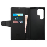 Rvelon Samsung Galaxy S23 Ultra Etui Utbrettbar Kortlomme Svart