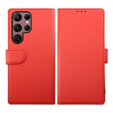 Rvelon Samsung Galaxy S23 Ultra Etui Detachable Wallet Case Rød