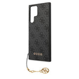 Guess Samsung Galaxy S23 Ultra Deksel 4G Charms Grå