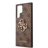 Guess Samsung Galaxy S23 Ultra Deksel 4G Logo Brun