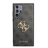 Guess Samsung Galaxy S23 Ultra Deksel 4G Logo Grå