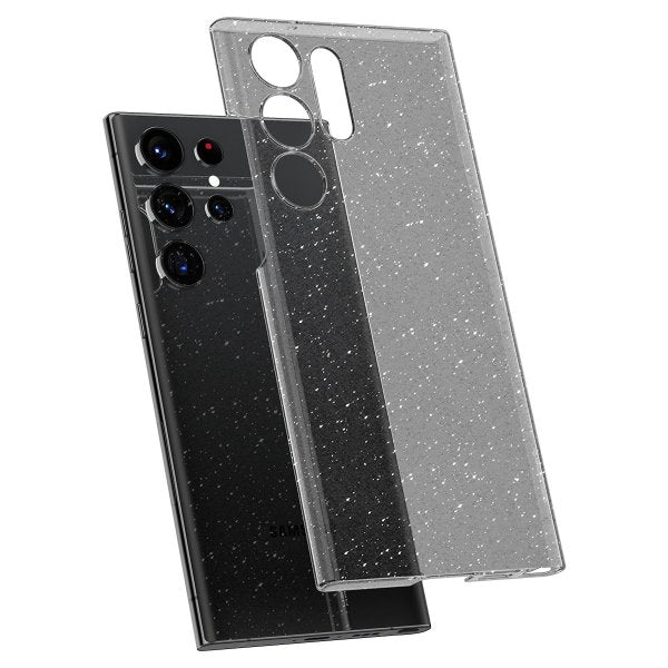 Spigen Samsung Galaxy S23 Ultra Deksel Air Skin Glitter Crystal Quartz