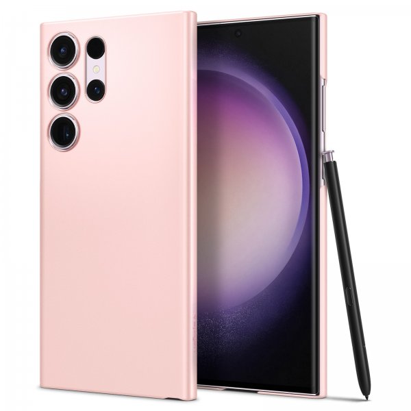 Spigen Samsung Galaxy S23 Ultra Deksel AirSkin Misty Pink