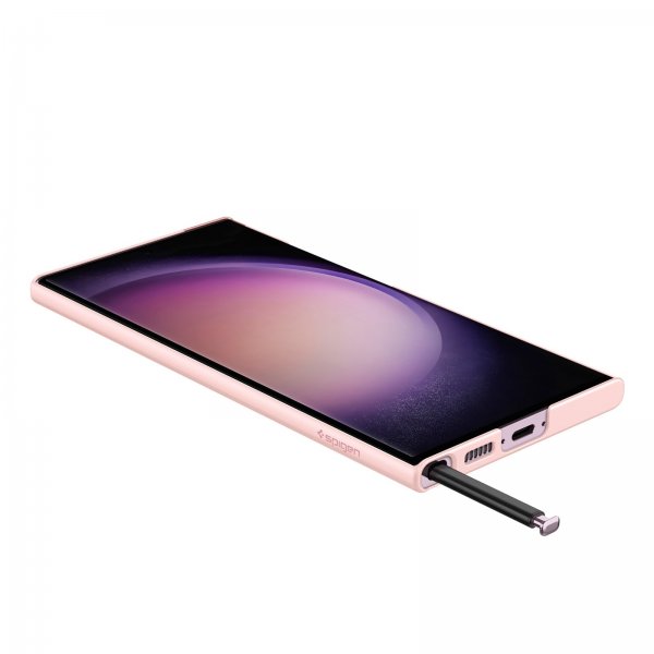 Spigen Samsung Galaxy S23 Ultra Deksel AirSkin Misty Pink