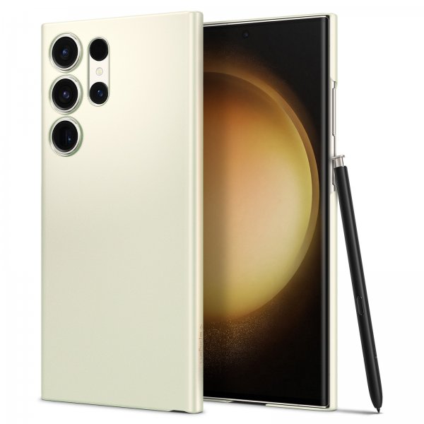 Spigen Samsung Galaxy S23 Ultra Deksel AirSkin Shiny Cream