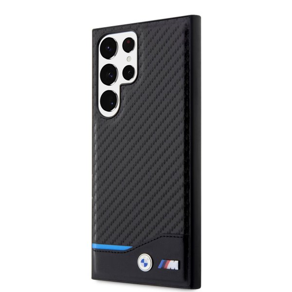 BMW Samsung Galaxy S23 Ultra Deksel Carbon & Stripe Svart