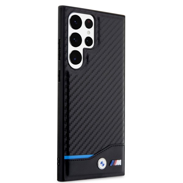 BMW Samsung Galaxy S23 Ultra Deksel Carbon & Stripe Svart