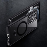 Samsung Galaxy S23 Ultra Deksel Farget Kant MagSafe Svart