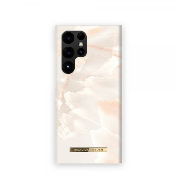 Ideal of Sweden Samsung Galaxy S23 Ultra Deksel Fashion Case Rose Pearl Marble