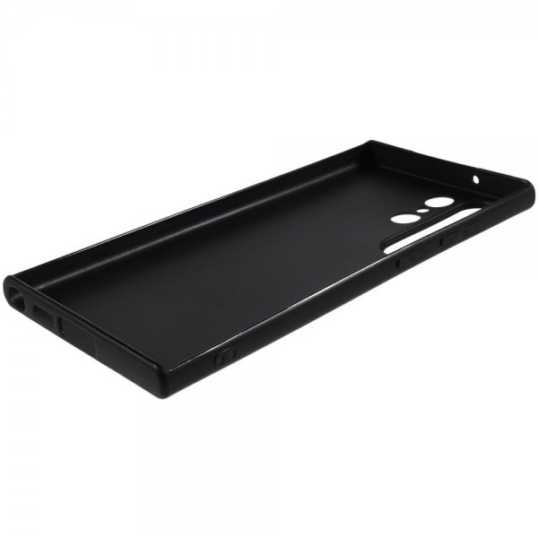 Nordic Covers Samsung Galaxy S23 Ultra Deksel Feather Series Raven Black