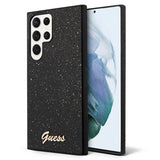 Guess Samsung Galaxy S23 Ultra Deksel Fixed Glitter Case Svart
