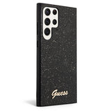 Guess Samsung Galaxy S23 Ultra Deksel Fixed Glitter Case Svart