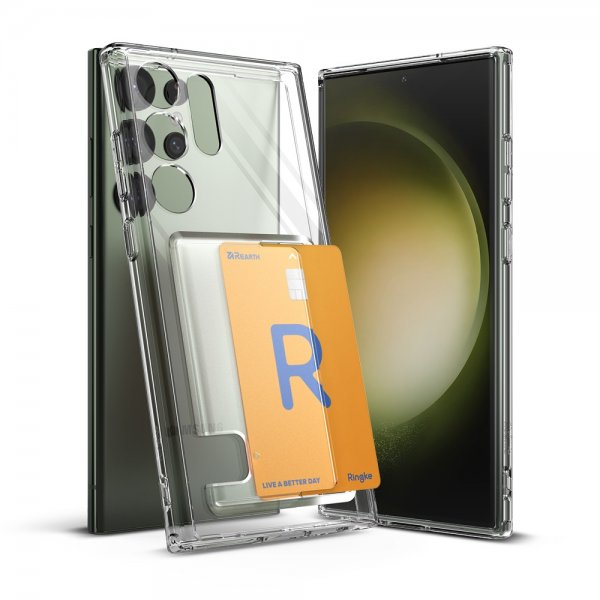 Ringke Samsung Galaxy S23 Ultra Deksel Fusion Card Clear