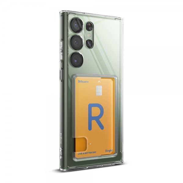 Ringke Samsung Galaxy S23 Ultra Deksel Fusion Card Clear