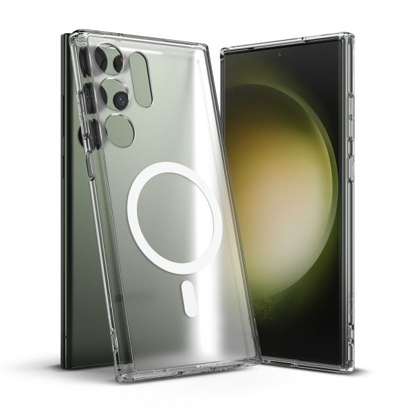Ringke Samsung Galaxy S23 Ultra Deksel Fusion Magnetic Matte Clear