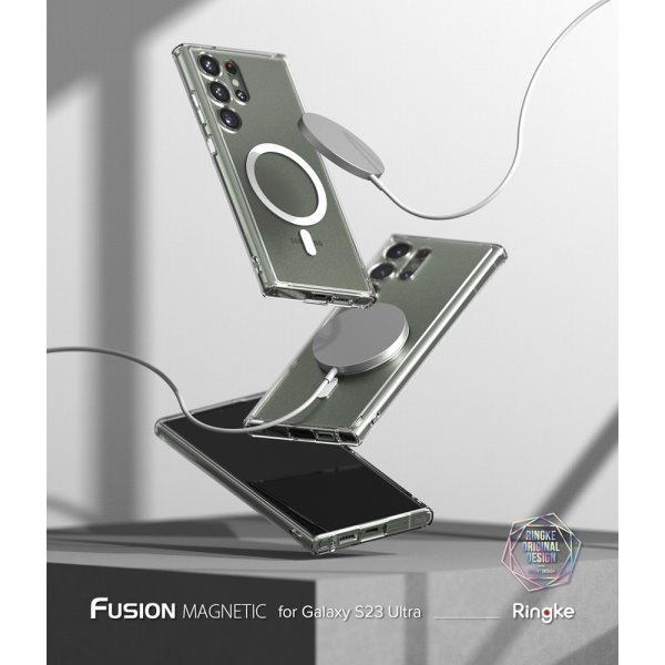 Ringke Samsung Galaxy S23 Ultra Deksel Fusion Magnetic Matte Clear