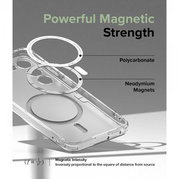 Ringke Samsung Galaxy S23 Ultra Deksel Fusion Magnetic Matte Clear