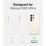 Ringke Samsung Galaxy S23 Ultra Deksel Fusion Matte Smoke Black