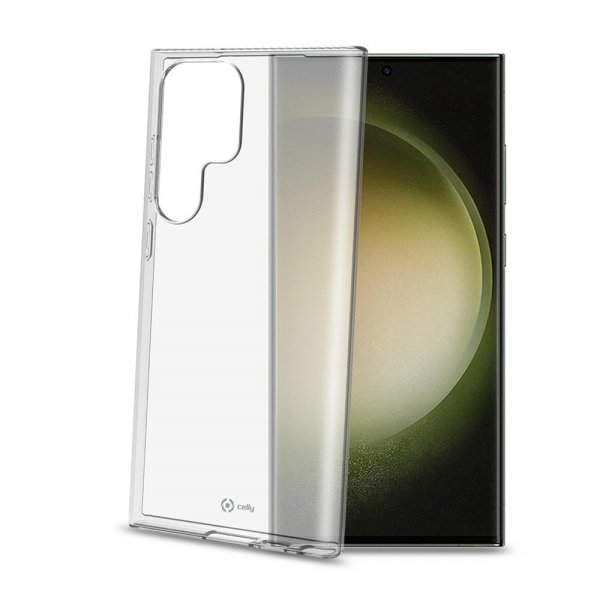 Celly Samsung Galaxy S23 Ultra Deksel GELSKIN Klar