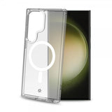 Celly Samsung Galaxy S23 Ultra Deksel GELSKINMAG MagSafe Transparent