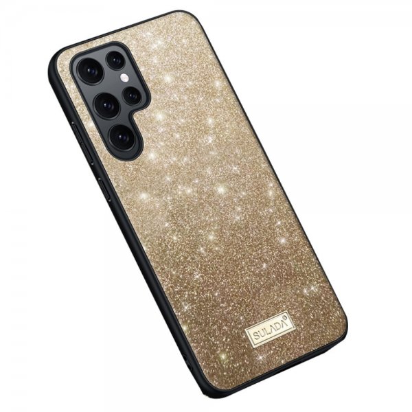 Sulada Samsung Galaxy S23 Ultra Deksel Glitter Gull