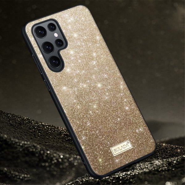 Sulada Samsung Galaxy S23 Ultra Deksel Glitter Gull