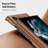Dux Ducis Samsung Galaxy S23 Ultra Deksel Grit Series Brun