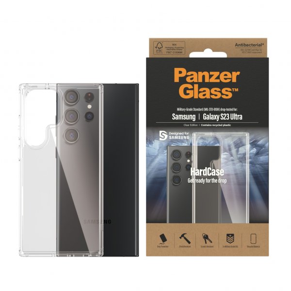 PanzerGlass Samsung Galaxy S23 Ultra Deksel HardCase Transparent