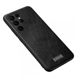 Sulada Samsung Galaxy S23 Ultra Deksel Skinntekstur Svart