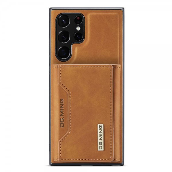 Dg.Ming Samsung Galaxy S23 Ultra Deksel M2 Series Avtakbart Kortholder Brun