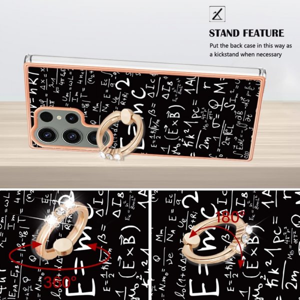 Samsung Galaxy S23 Ultra Deksel Finger Ring Motiv Ligninger