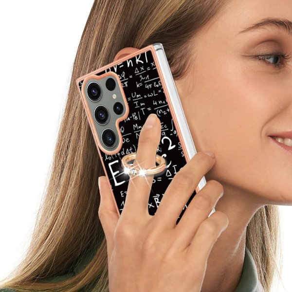 Samsung Galaxy S23 Ultra Deksel Finger Ring Motiv Ligninger