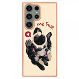 Samsung Galaxy S23 Ultra Deksel Finger Ring Motiv Give Me Five