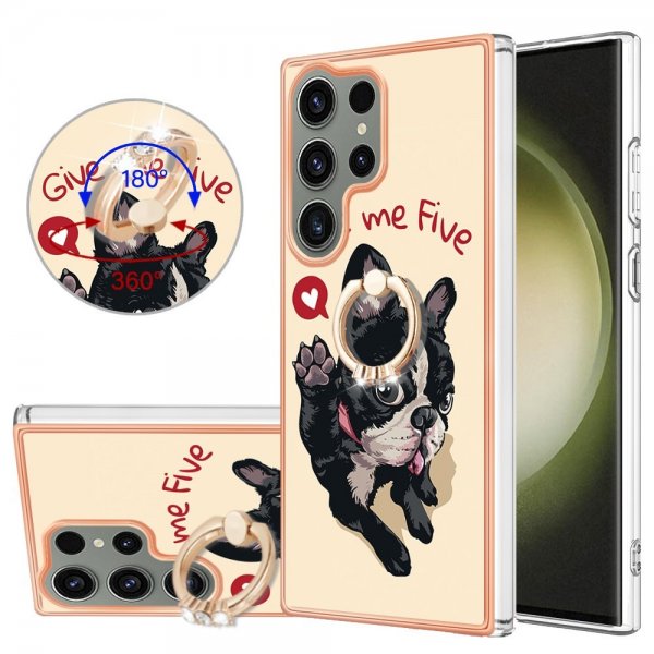 Samsung Galaxy S23 Ultra Deksel Finger Ring Motiv Give Me Five