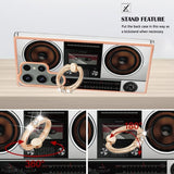 Samsung Galaxy S23 Ultra Deksel Finger Ring Motiv Radio