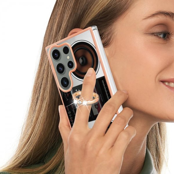 Samsung Galaxy S23 Ultra Deksel Finger Ring Motiv Radio