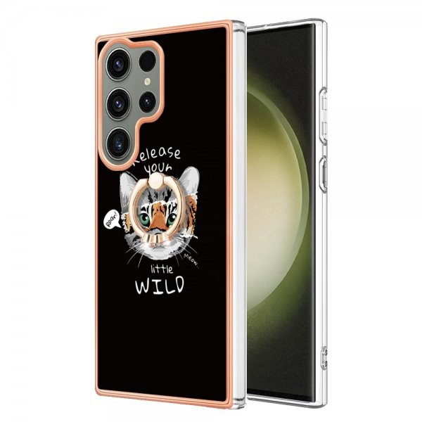 Samsung Galaxy S23 Ultra Deksel Finger Ring Motiv Release Your Little Wild