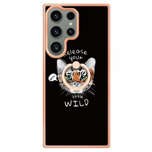 Samsung Galaxy S23 Ultra Deksel Finger Ring Motiv Release Your Little Wild