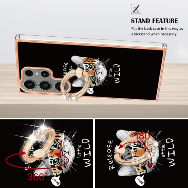 Samsung Galaxy S23 Ultra Deksel Finger Ring Motiv Release Your Little Wild