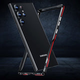 Samsung Galaxy S23 Ultra Deksel Metal Bumper Sølv
