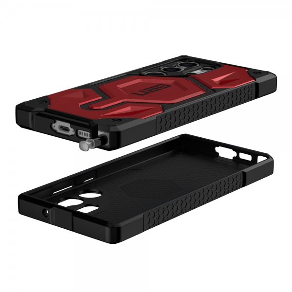 Urban Armor Gear (UAG) Samsung Galaxy S23 Ultra Deksel Monarch Pro MagSafe Crimson