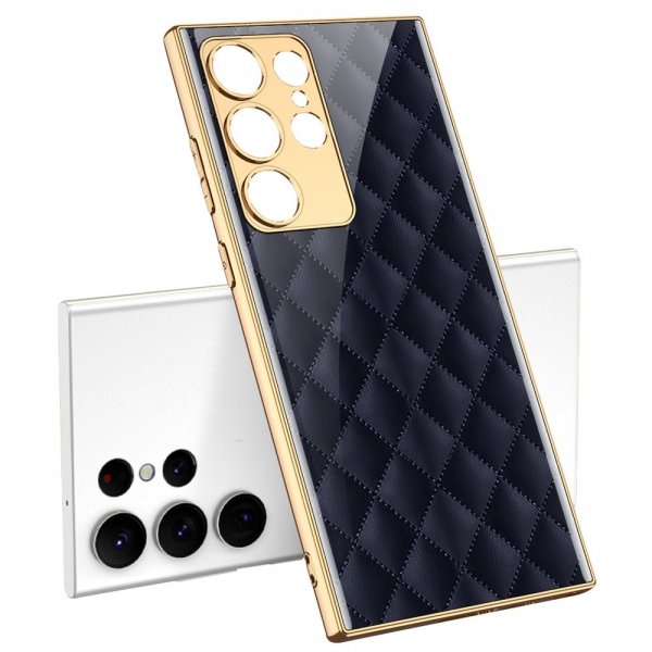 GKK Samsung Galaxy S23 Ultra Deksel Motiv Blåa Esker