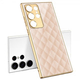 GKK Samsung Galaxy S23 Ultra Deksel Motiv Rosa Esker