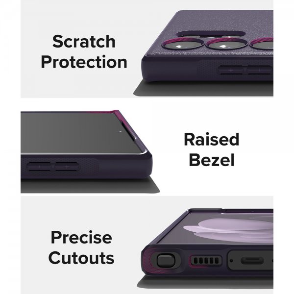 Ringke Samsung Galaxy S23 Ultra Deksel Onyx Deep Purple